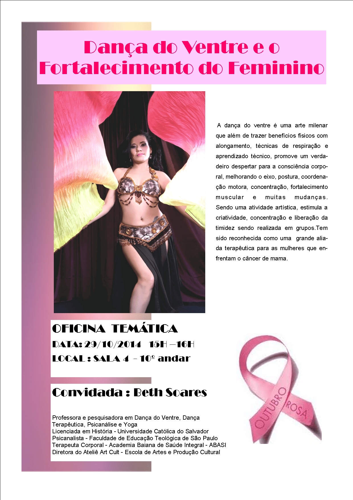 cartaz outubro rosa